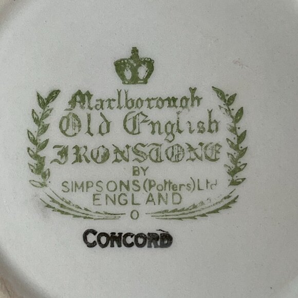 Marlborough Old English Ironstone Simpsons Potters Concord Coffee Pot England - Picture 16 of 16